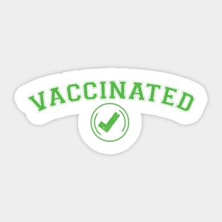 Vaccinated Check fully vaccinated Sticker